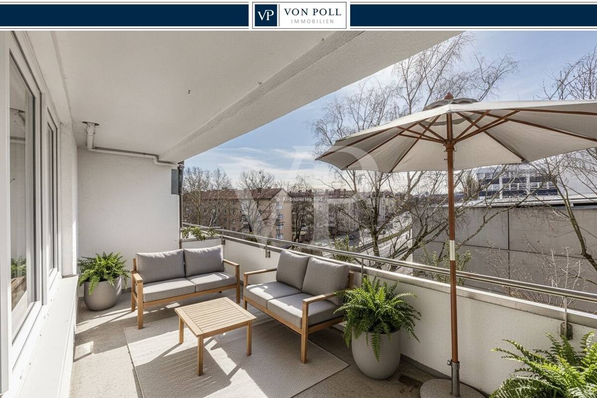 Wohnkomfort in Berg am Laim - hochwertig modernisierte 3-Zimmer-Wohnung – 81671 München – Bild 1 von 9