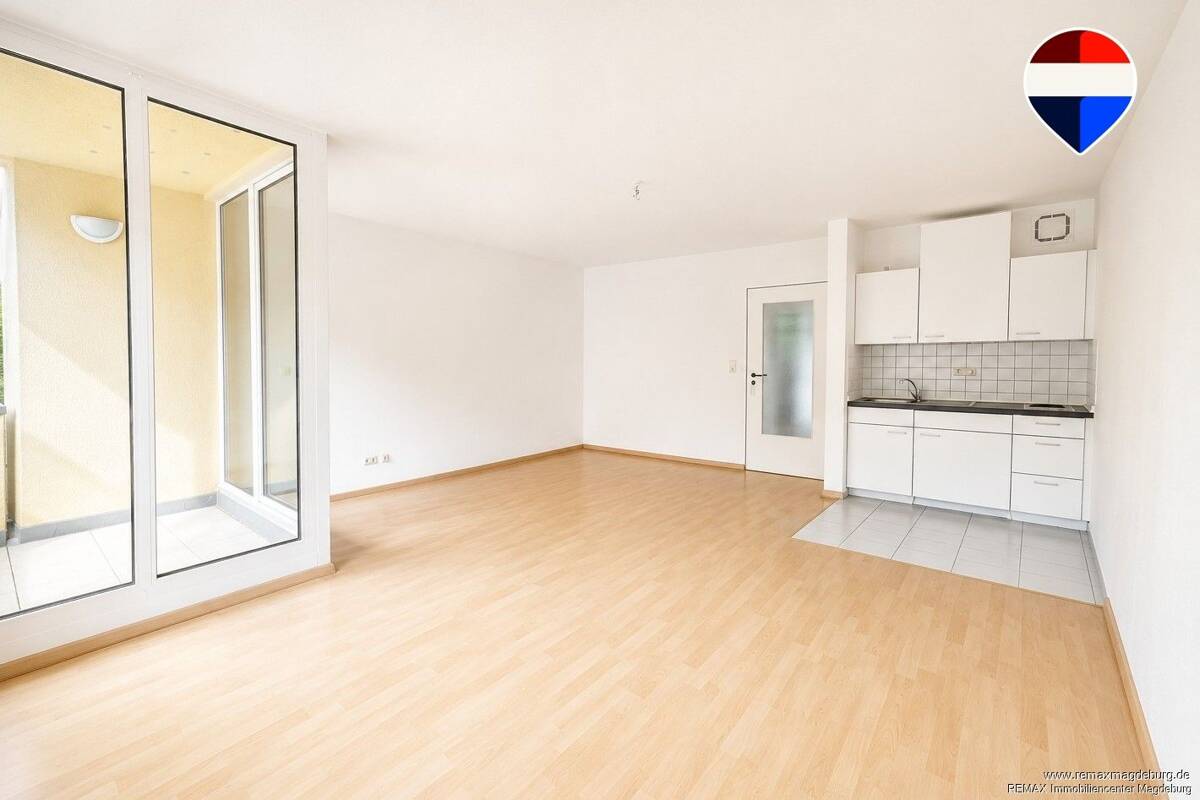 Für Eigennutzer oder Anleger: 1,5-Zimmer-ETW mit Balkon und Tiefgaragenoption in Stadtfeld Ost – 39108 Magdeburg – Bild 1 von 9