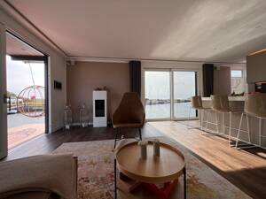 LUXUS Hausboot - 3 Etagen - 100m² Wohnen + 120 m² SONNENTERRASSE - Kamin, Kino, komplett individuell – 12555 Berlin – Vorschaubild 1