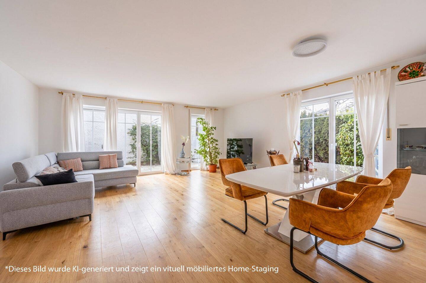 AIGNER: Garten-Oase mit Charme: Helle Erdgeschosswohnung mit flexiblem Grundriss – München – Vorschaubild 3