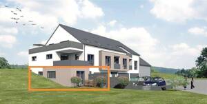 Ab 01.09.2026 / NEUBAU mit 6 Wohneinheiten / 3 Zimmer-Wohnung im Erdgeschoss / Dusche / Fußbodenheizung / Terrasse – 54329 Konz – Vorschaubild 1