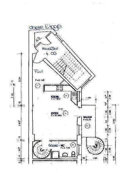 Große Maisonette 2,5 Raum Wohnung, mit Wohnküche, Gäste-WC und 2 Balkonen. – Magdeburg – Vorschaubild 6