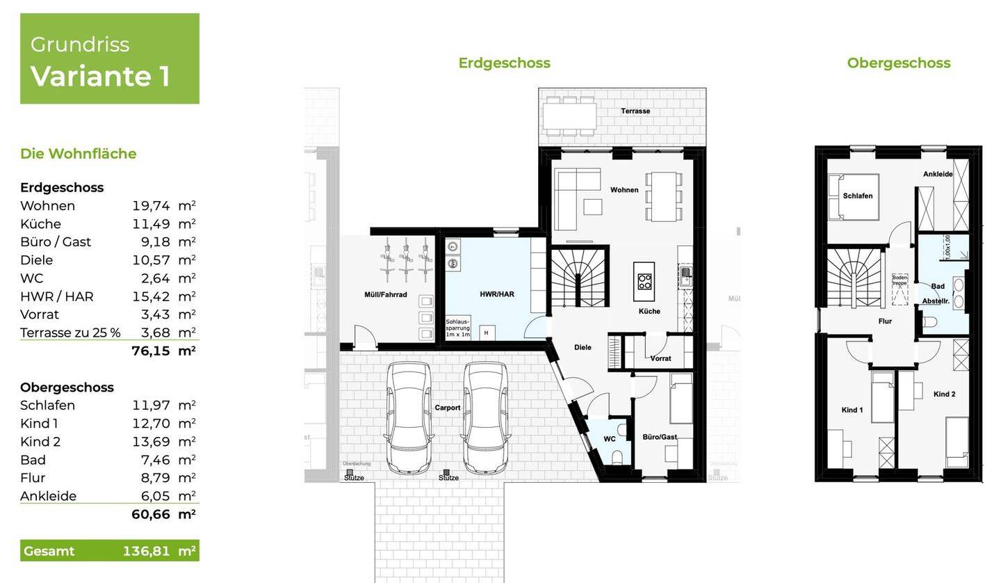 Wohnkomfort trifft Energieeffizienz - modernes Kettenhaus (Haus 12) – Lingen (Ems) – Vorschaubild 6