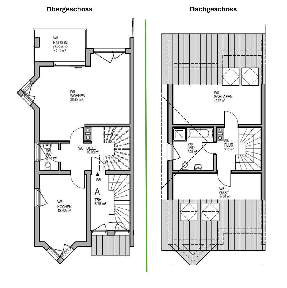 Moderne Maisonettewohnung mit Balkon & Blick ins Grüne – 3 Zimmer auf 107 m² in Lauf