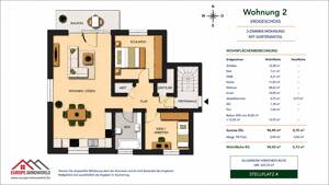 Stilvolle Neubauwohnung. in hochwertigem Wohnensemble mit nur sechs Einheitennach KFW 55 Standart – 65203 Wiesbaden – Vorschaubild 9