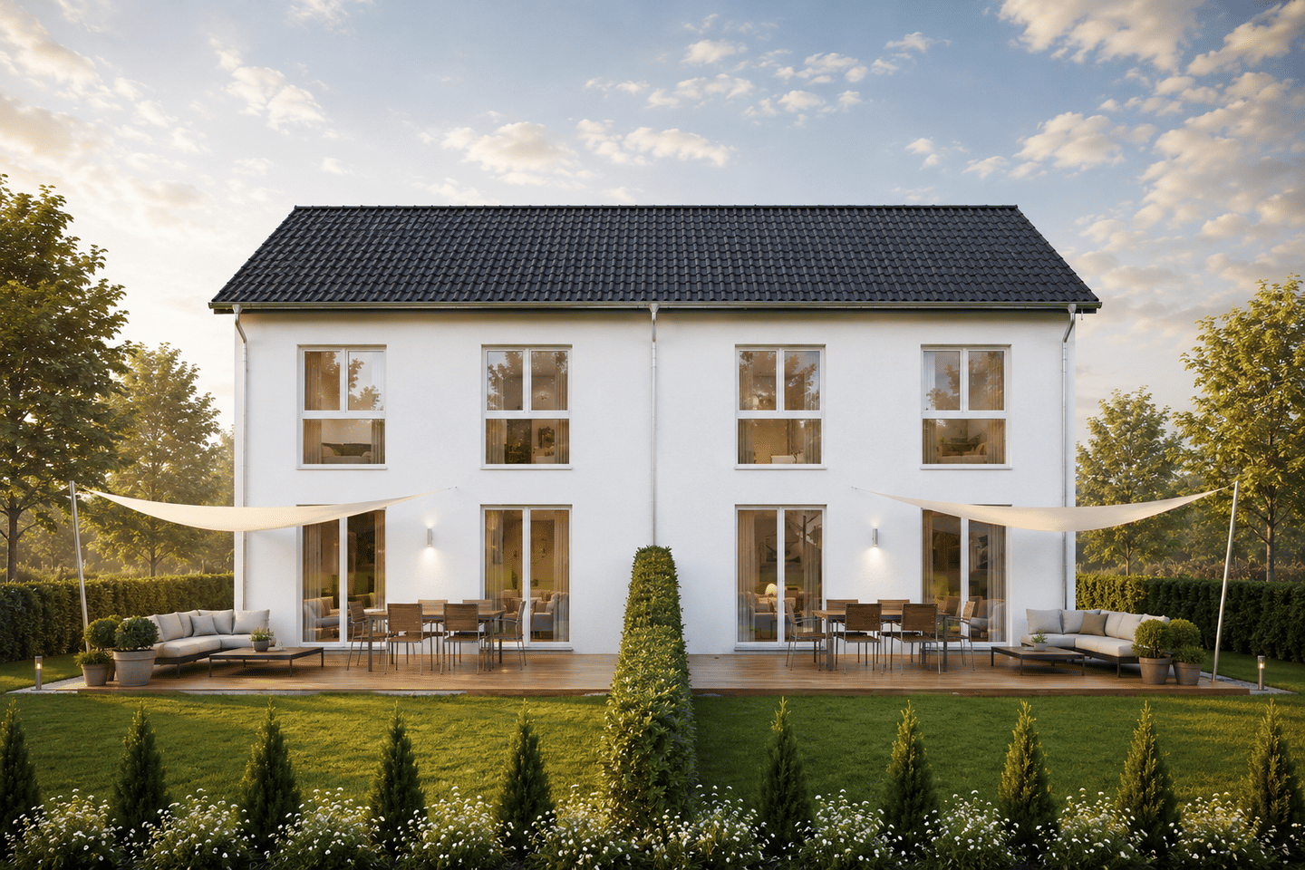 Top Lage Straßlach Dingharting: Neubau-DHH inkl. Homeoffice-Keller | A+ | familienfreundliche Lage – Straßlach-Dingharting – Vorschaubild 2