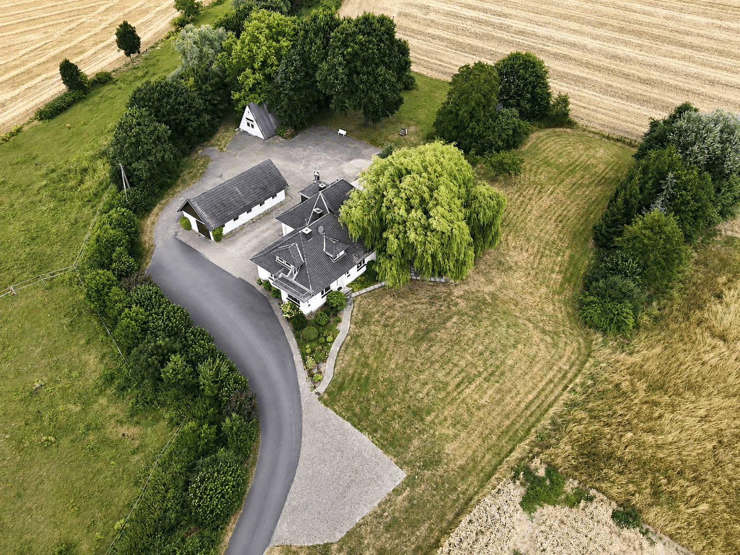 Absolute Alleinlage im Außenbereich von Laer