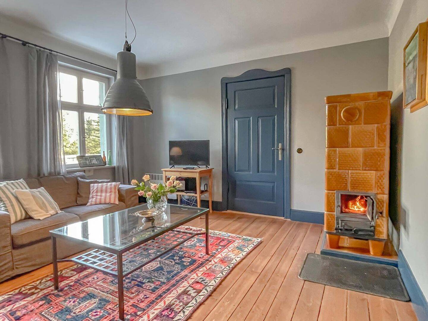 Historische Öfen, Dielenböden und Sauna: Charmantes Haus mit großem Grundstück nahe des Haffs – Ahlbeck – Vorschaubild 5