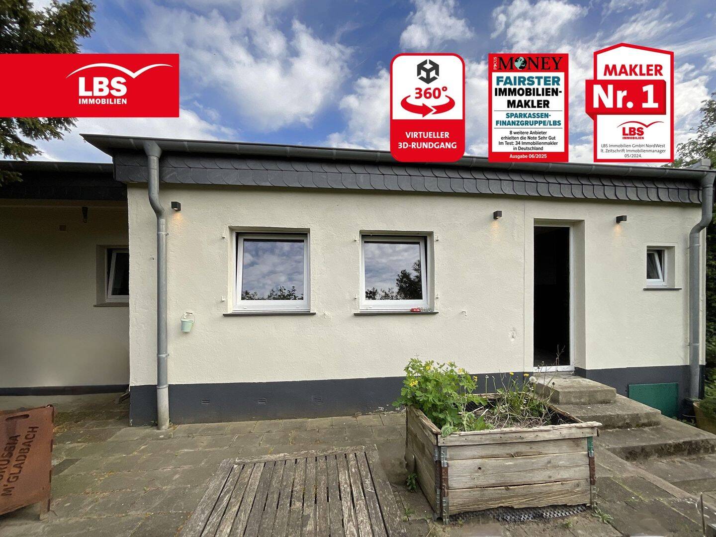 Zentrumsnaher Bungalow für Naturliebhaber mit großem Garten zu verkaufen! – Mönchengladbach – Vorschaubild 4