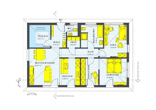 LivingHaus - Dein individuelles Bungalow-Traumhaus im Emsland/ Lorup - KfW 40 QNG – Lorup – Vorschaubild 2