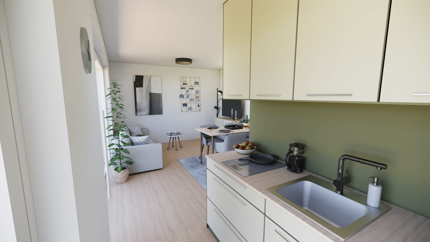 NEUBAUPROJEKT I T-Cube I Moderne Holzmodulhäuser in Ernsgaden auf Pachtgrundstück – Ernsgaden – Vorschaubild 7