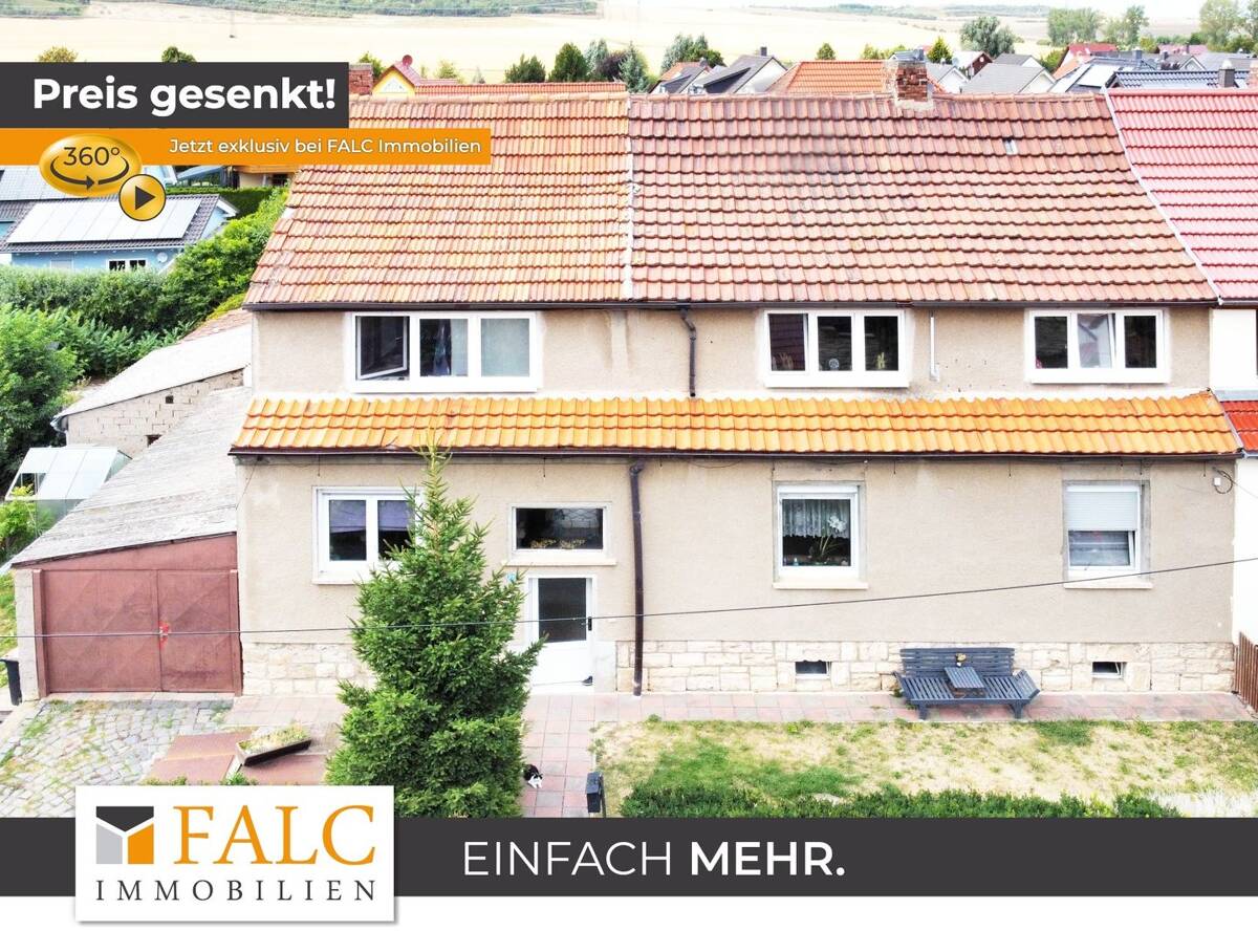 Preisgesenkt: Wohnen, Arbeiten und Leben: Familienhaus außergewöhnliches Nebengelass in Kerspleben – 99098 Erfurt – Bild 1 von 9