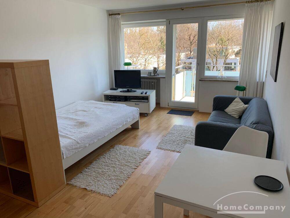 Wohnen am Englischen Garten! Möbliertes 1-Zimmer-Appartment in München-Schwabing