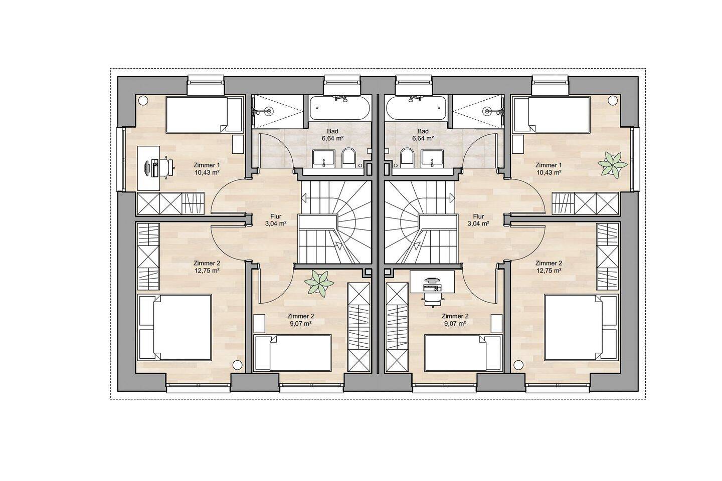 Neubau-Doppelhaushälften in Pries-Friedrichsort – Kiel – Vorschaubild 9