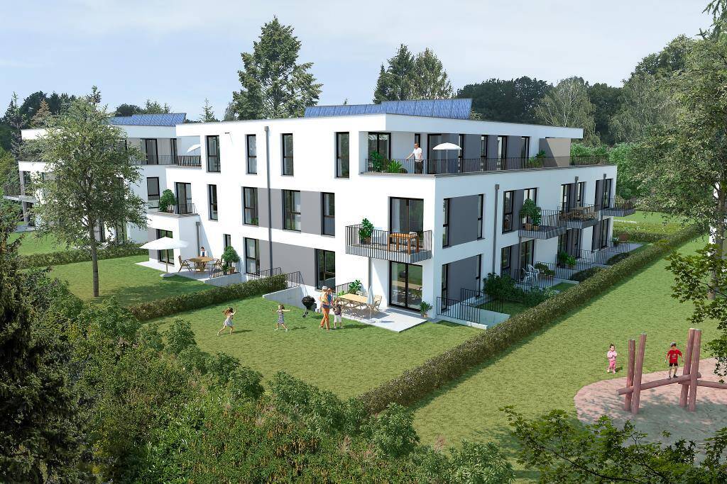 Erdgeschosswohnung mit Gartenanteil in Richtung Süden