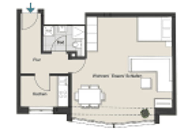 Etagenwohnung in 50672 Köln mit 48,11 m² kaufen