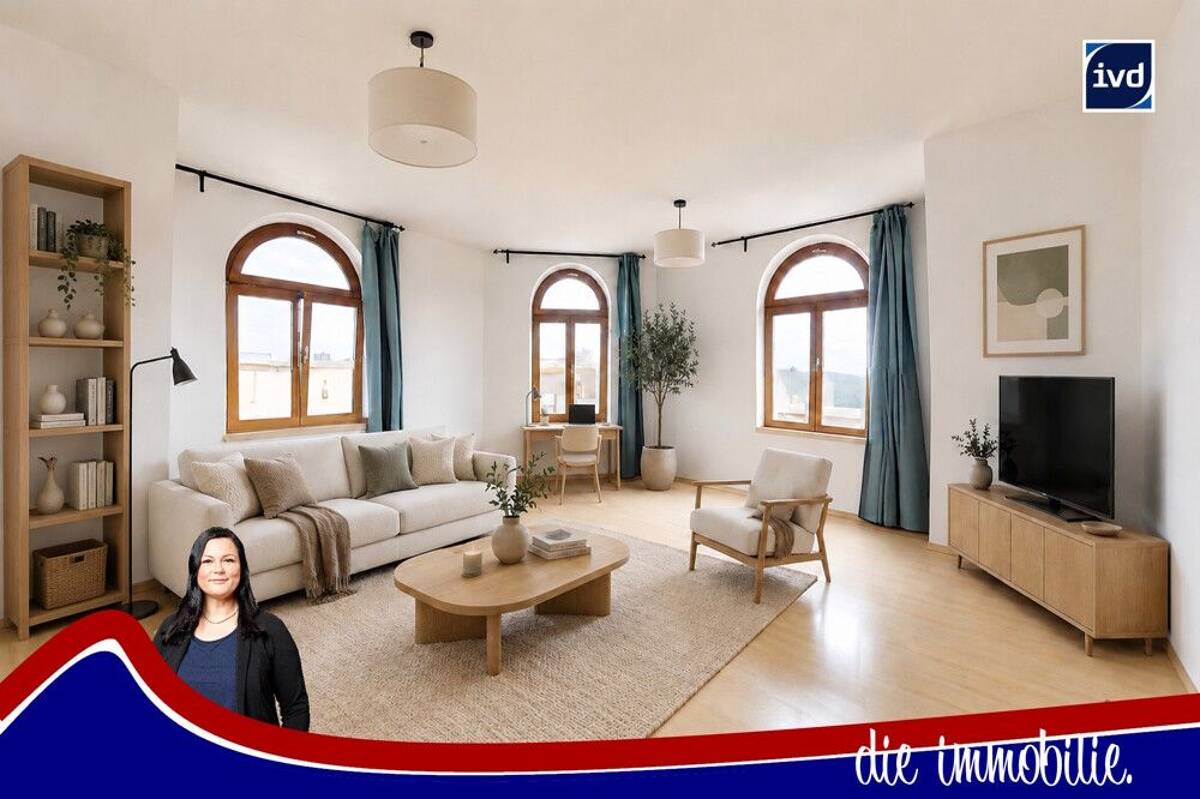 *** Hegelstraße: 2 Zimmer - mit Gründerzeitcharme * Fahrstuhl*** – 39104 Magdeburg – Bild 1 von 9