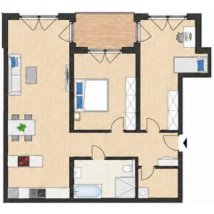 KOMPAKTE 3-ZIMMERWOHNUNG MIT BALKON / FÜR EIGENNUTZER ODER KAPITALANLEGER – 90763 Fürth – Vorschaubild 2