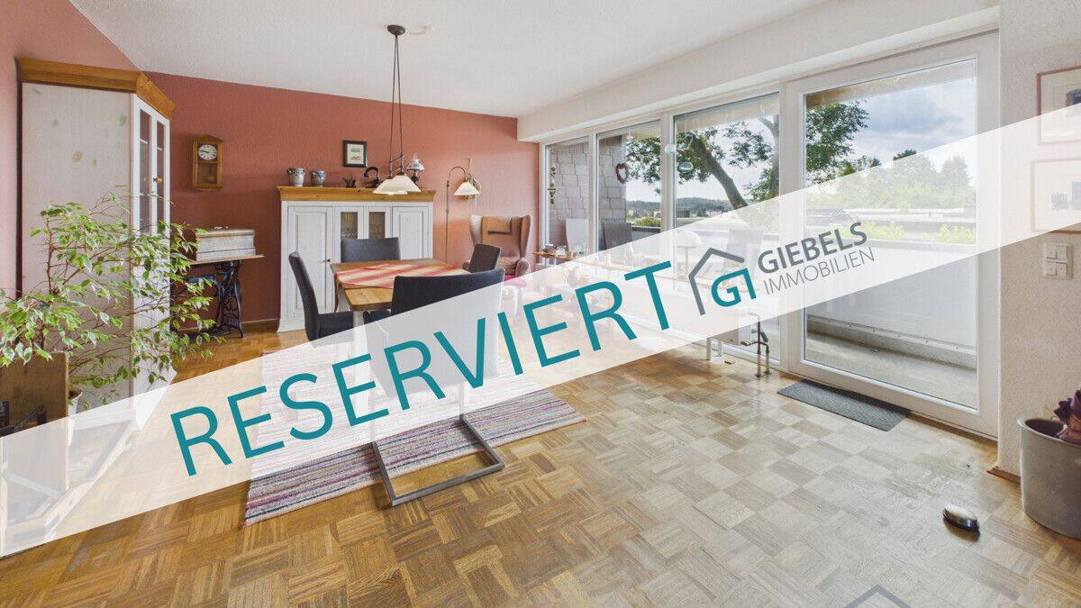 **RESERVIERT**Mehr Raum. Mehr Licht. Mehr Wohngefühl. 3-Zimmer-Wohnung mit Balkon in beliebter Lage.