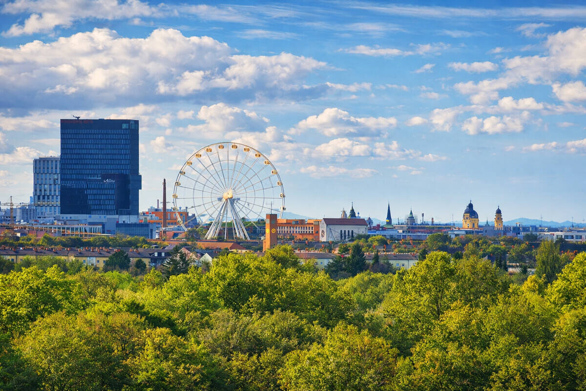 3-Zimmer Panorama-Eckwohnung im 10. OG mit Alpenblick, Südbalkon & Tiefgarage am Ostpark – München – Vorschaubild 4