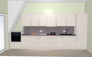 Dachgeschoss mit Blick bis Radebeul, großem Balkon & Einbauküche im Erstbezug – 1139 Dresden – Vorschaubild 3