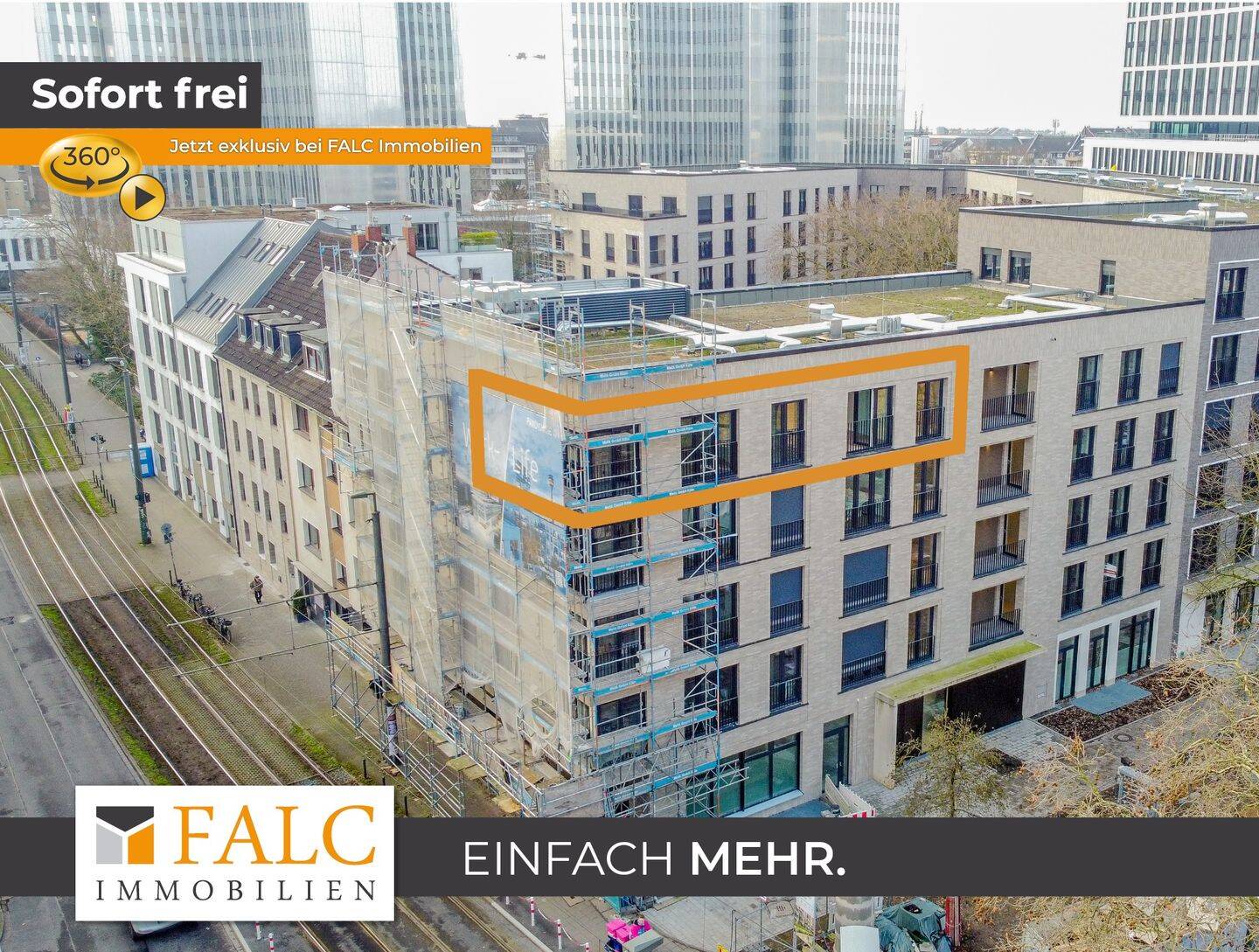 Just do it ! Neubau-Wohnung nur 500 Meter vom Rheinturm entfernt – Düsseldorf – Bild 1 von 9