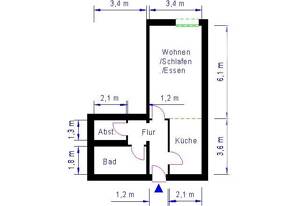 Lichtdurchflutete 1- Wohnung mit Seeblick sucht Bewohner! – 39126 Magdeburg – Vorschaubild 5