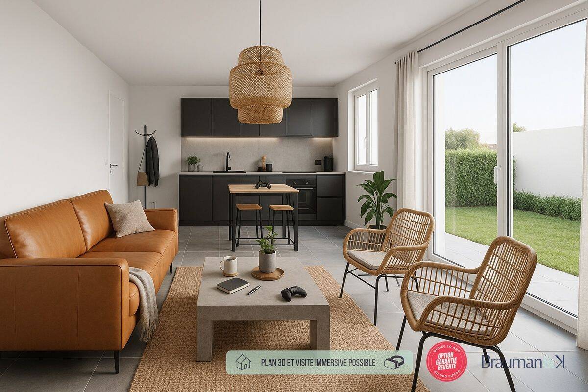 Appartement 3 pièces 62 m² · à Bréal-sous-Montfort · 62 m² · 194 200 €