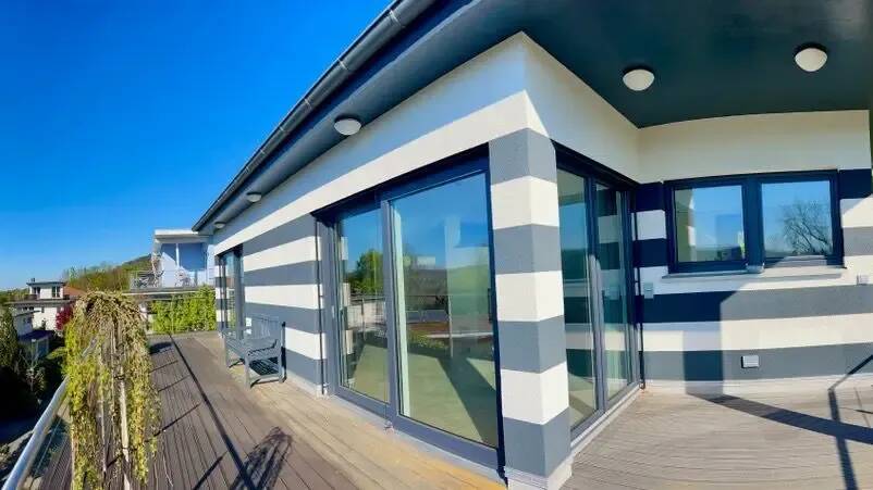 247m² Panorama-Penthouse in exklusiver Höhenlage der Kernberge (provisionsfrei) – Jena – Vorschaubild 2