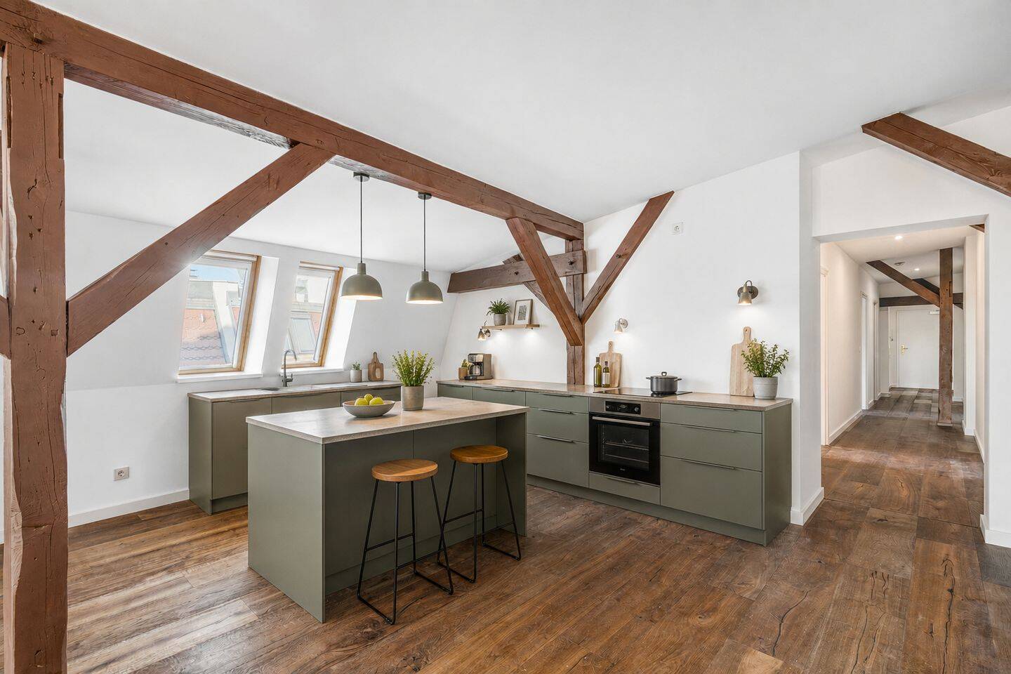 Loftartiges Dachgeschoss in den Heckmannhöfen am Monbijoupark – Berlin – Vorschaubild 5