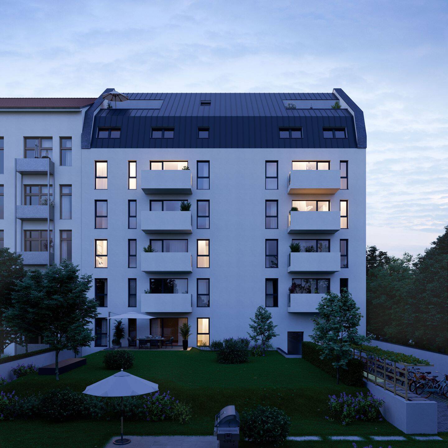EXKLUSIVES NEUBAUPROJEKT | 2-Raum-Wohnung mit Loggia und elegantem Innenleben – Leipzig – Vorschaubild 3