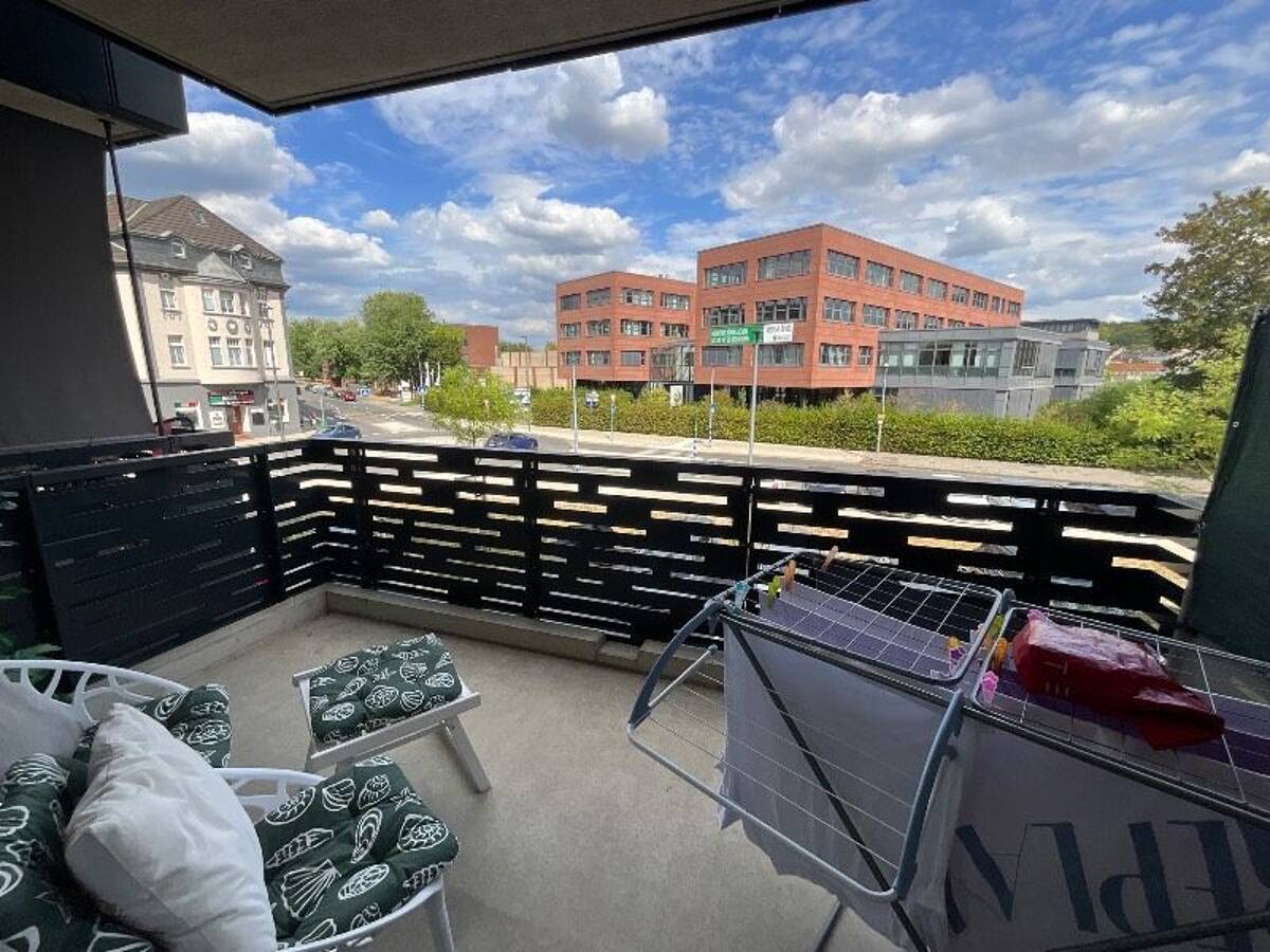 47125/8 Helles 1-Zimmer-Appartment mit Balkon in Düsseldorf-Rath/preisgedämpft - bitte Einkommensgrenze beachten – 40472 Düsseldorf – Bild 1 von 9