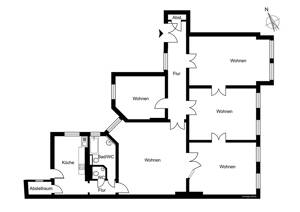 Am Monbijoupark, Mitte: Repräsentative 5-Zimmer Altbauwohnung mit imposanten Deckenhöhen – 10117 Berlin – Vorschaubild 2