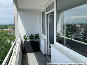 Aachen-Haaren: Elegant-modern möbl. 2-Zi.-Whng. mit Balkon, Panoramaaussicht; Stellpl. mögl. – 52080 Aachen – Vorschaubild 1