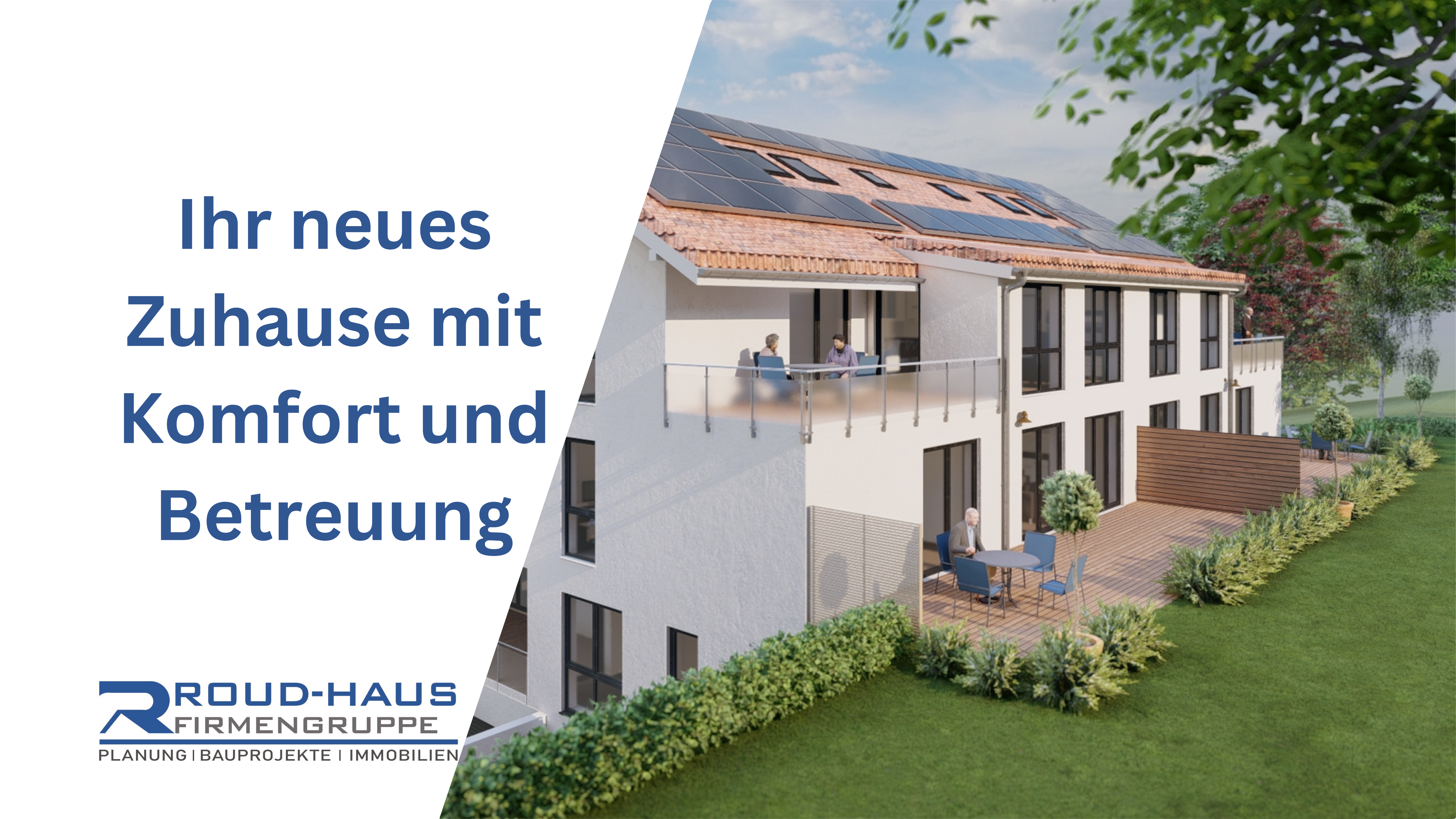 Betreutes Wohnen, Pflegeimmobilien & Mehrgenerationenhäuser – sicher, komfortabel,zukunftsorientiert