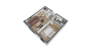 Attraktive 2 Zimmer-Wohnung im 1. OG