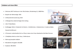 Penthouse mit einzigartigem 360°-Panoramablick in Binz auf der Insel Rügen – PROVISIONSFREI ! – 18609 Binz – Vorschaubild 5