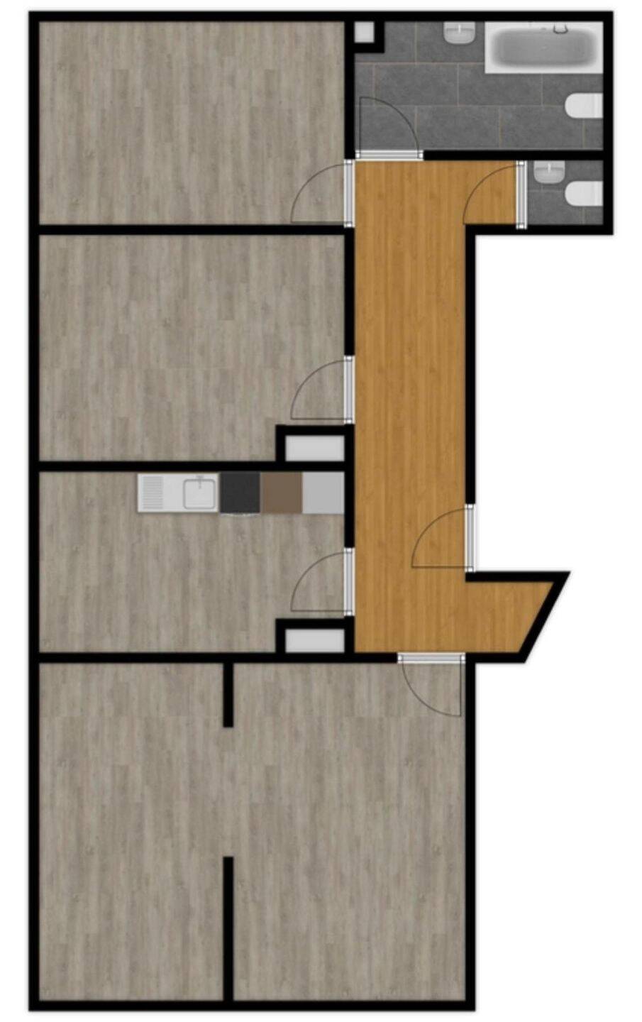 Helle 3,5-Zimmer Wohnung im 4. OG in Nürnberg-Rabus