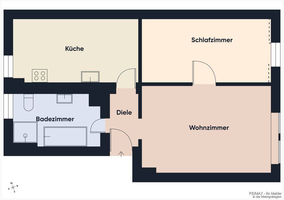 Besichtigung am Mittwoch, den 15.07.2026 um 16:30 Uhr - Gemütliche 2 Zimmer Wohnung in zentraler Lage – Nürnberg – Vorschaubild 7