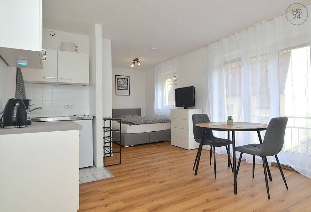 Empfehlenswert: modern möbliertes 1-Zimmer-Apartment in Nürnberg nahe Maximilianstraße