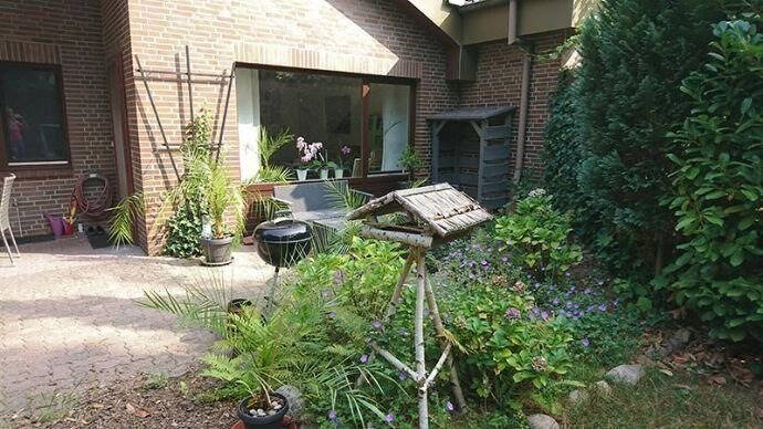 Sanierte und ruhige 3 Zi.-Terrassen-Whg. mit EBK, Duschbad, Garten und Kamin in Maschen-Heide