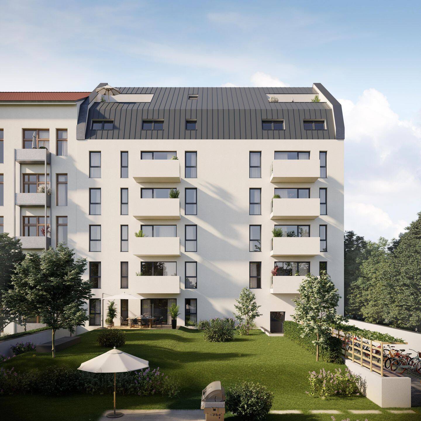 NEUBAUPROJEKT LANGE 30 - Lichtbetonte 2-Raum-Wohnung mit Loggia und feiner Wohnästhetik – Leipzig – Vorschaubild 3