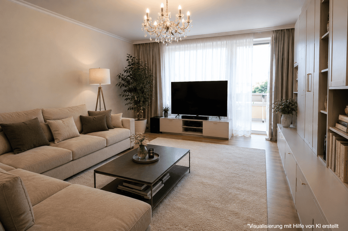 Helle Wohnung mit Weitblick - gepflegt und gut instandgehalten – 81737 München – Bild 1 von 8