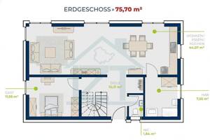 Moderne massive Stadtvilla inklusive 335 m² Grundstück in Jena-Winzerla – 7745 Jena – Vorschaubild 3