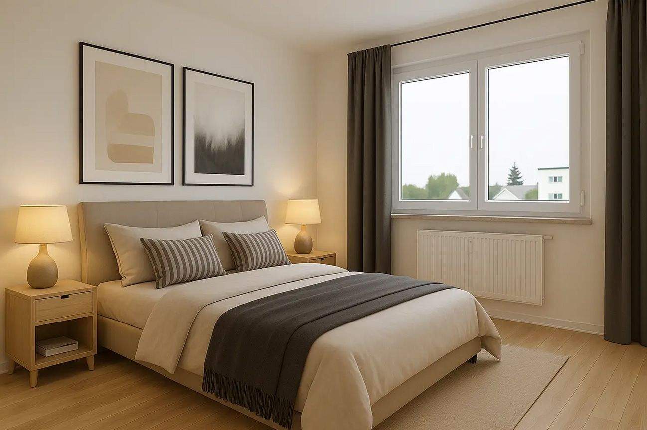 Gemütliche 2 Zimmer mit geräumigen Wohnzimmer und Küche mit Fenster - direkt am Stadtpark mit Balkon! – Chemnitz – Vorschaubild 4