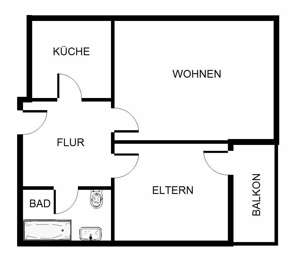 Ab Juni frei! 2-Zimmer-Wohnung in Gelsenkirchen Hassel – Gelsenkirchen – Vorschaubild 8