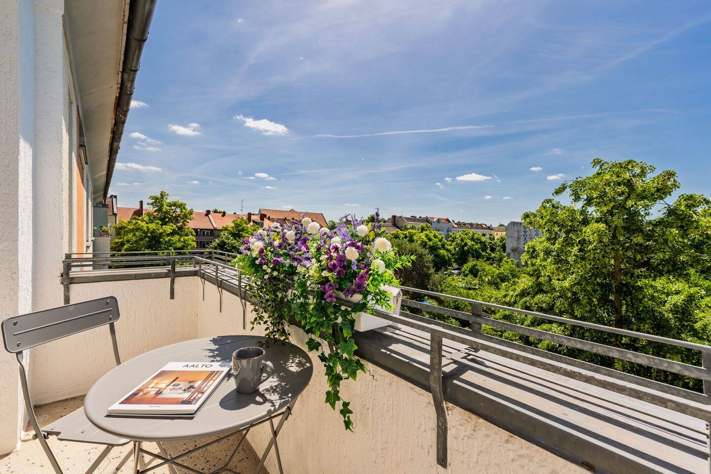 Gepflegte, möblierte 2-Zimmer-Wohnung mit Balkon – Berlin – Vorschaubild 8