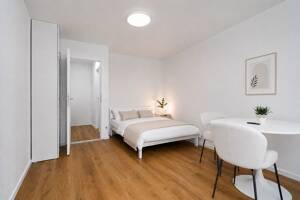 Kernsaniertes 1-Zimmer-Apartment in Schwabing mit Südbalkon & TG - provisionsfrei – 80805 München – Vorschaubild 4