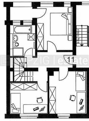 4-Zi-Maisionette, 2014 Kernsan. Dachterr., Bad mit Fbhz., WaDu u. Fenster, EBK, SP, Provisionsfrei! – 4289 Leipzig – Vorschaubild 3