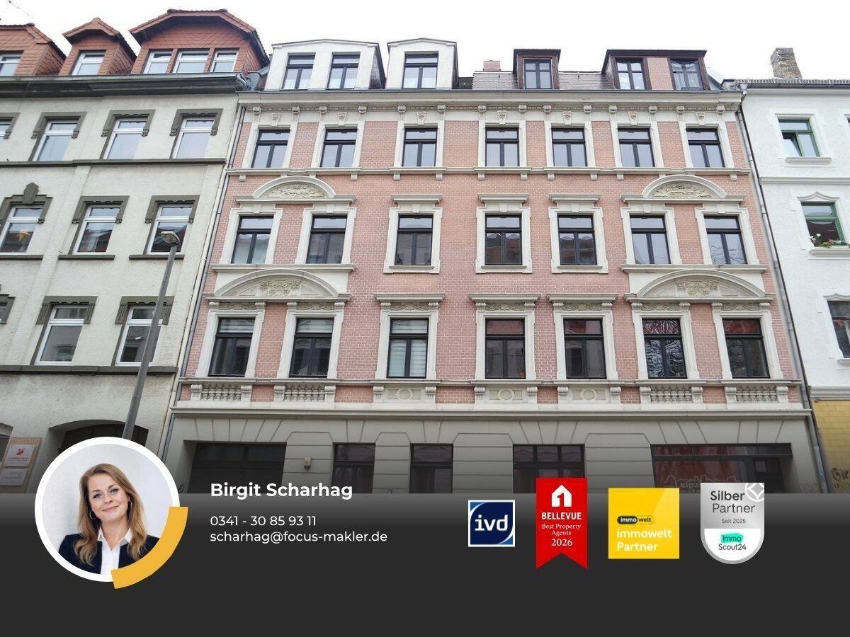 Reudnitz Thonberg - zu Fuss in die City, großzügige 2-Raumwohnung mit Balkon